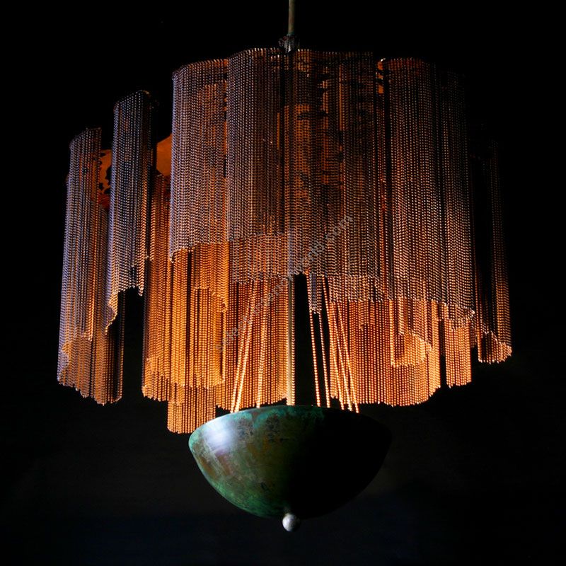 Rust color range, cm.: 70 x 50 x 50 / inch.: 28" x 20" x 20" size