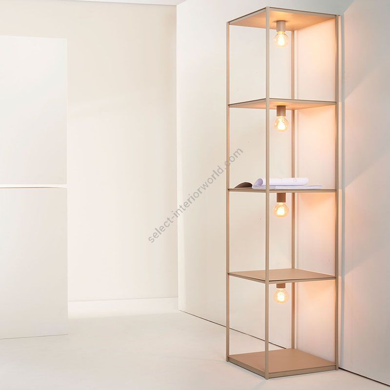 Bookcase-lamp / Sahara finish