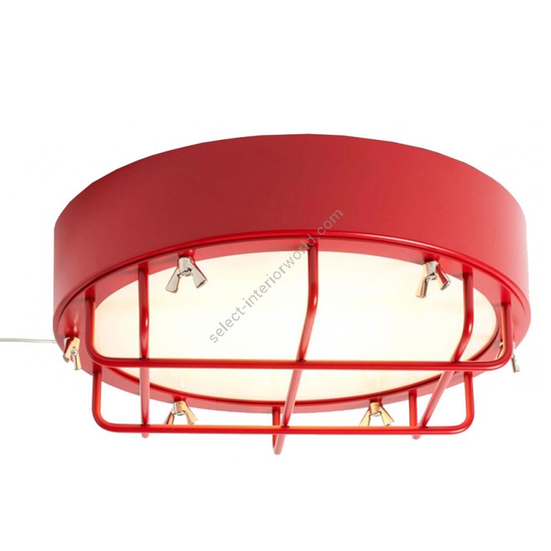 Ceiling or wall lamp / IP 20 / Carmine red finish