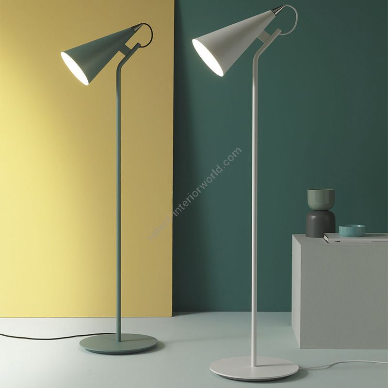 Floor lamp / Jasper grey color outside (left lamp)