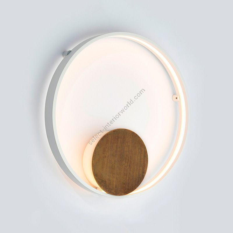 Wall led lamp / Pure white finish