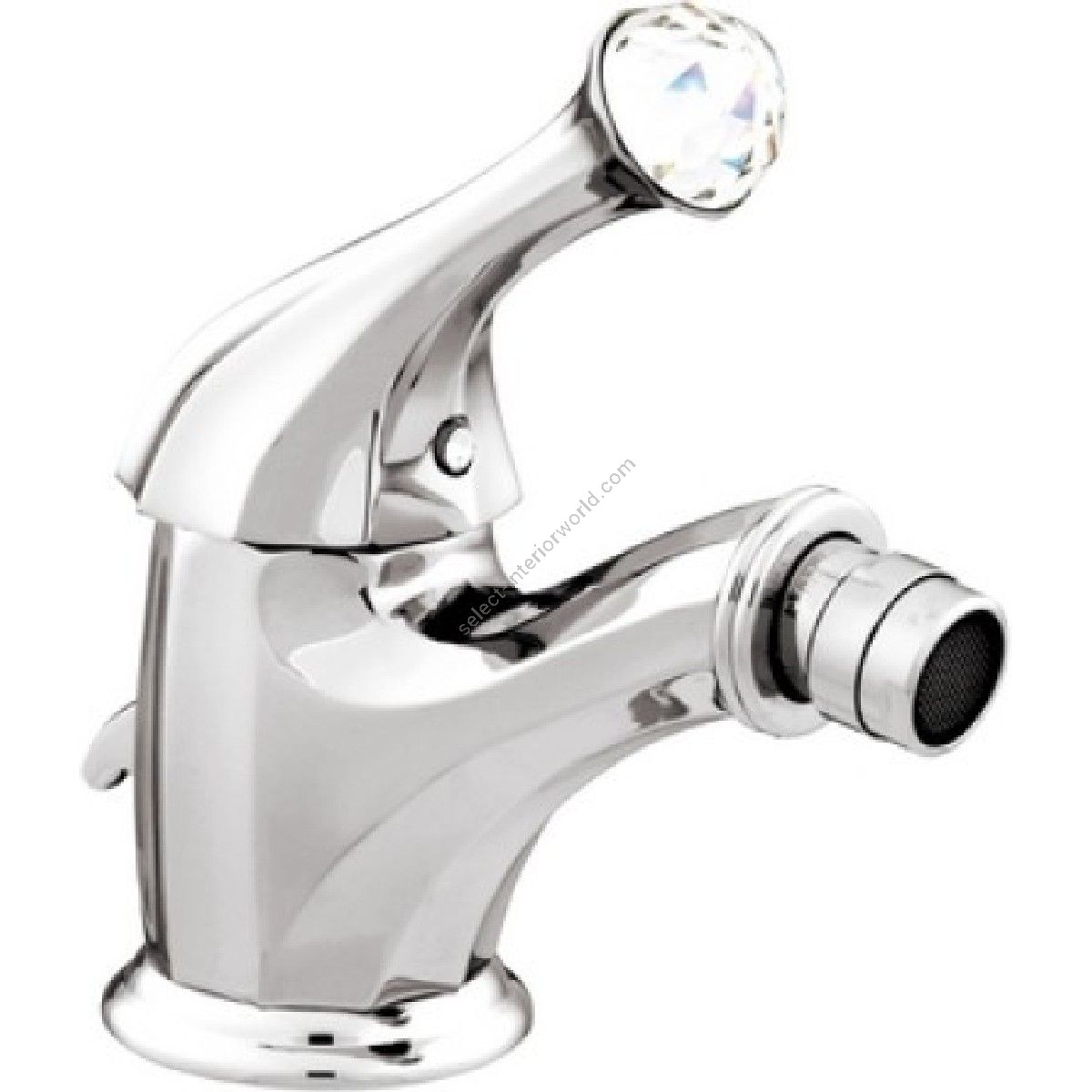 Bronces Mestre / Bidet Fittings / Bidet monolever with Swarovski crystal 038123.000.50