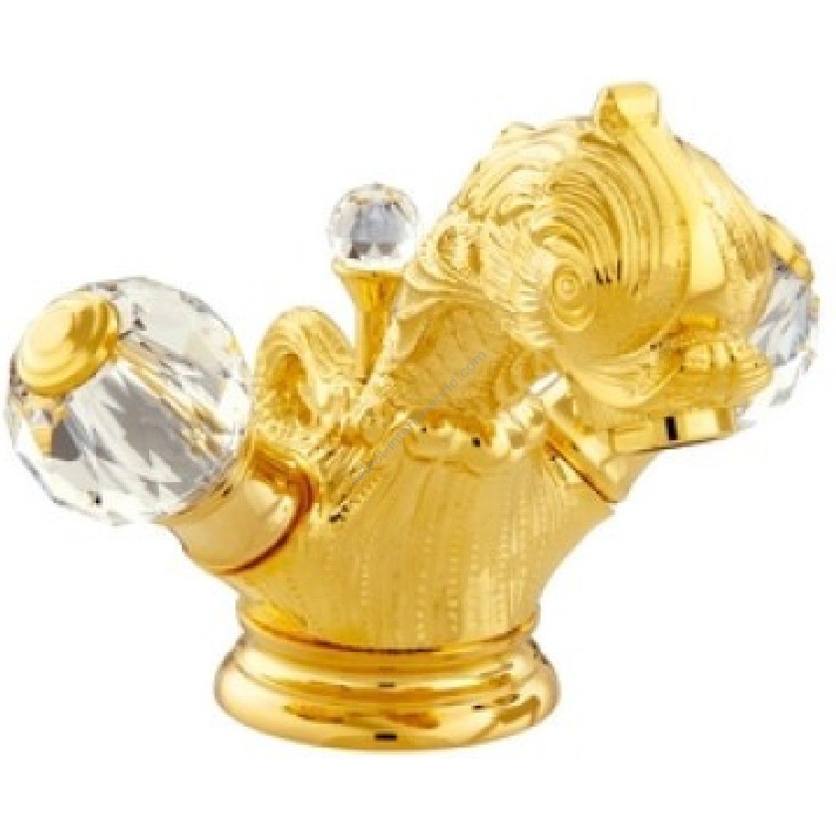 Bronces Mestre / Washbasin Fittings / One hole basin mixer with Swarovski crystal 039105.000.00