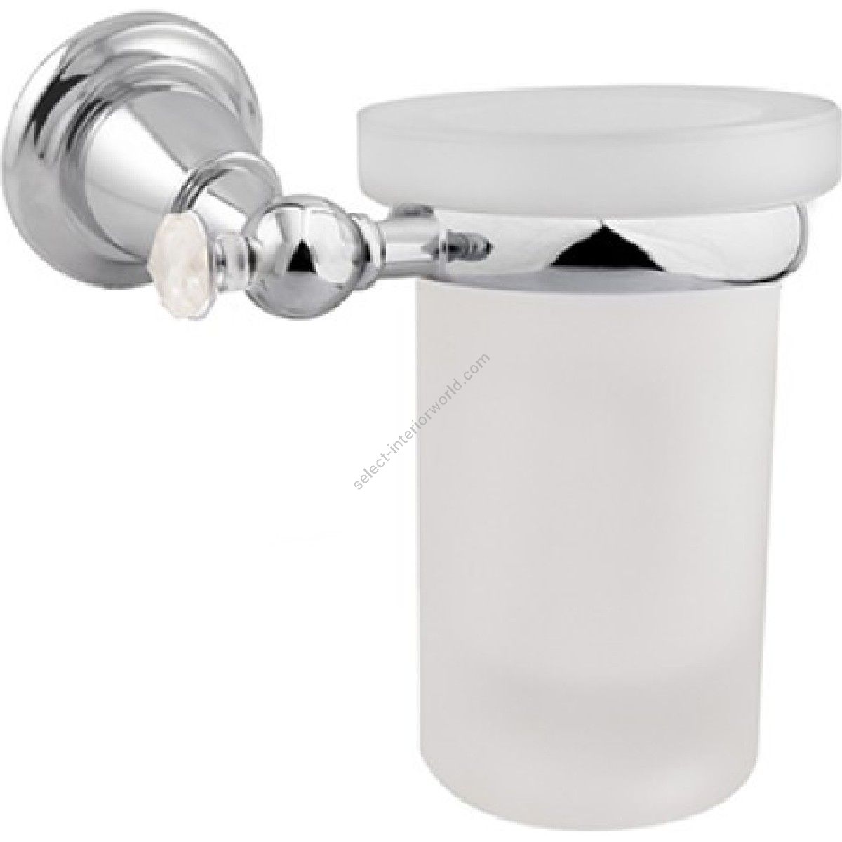 Bronces Mestre / Toothbrush Holders / Wall toothbrush holder with quartz stone 072280.QZ0.50