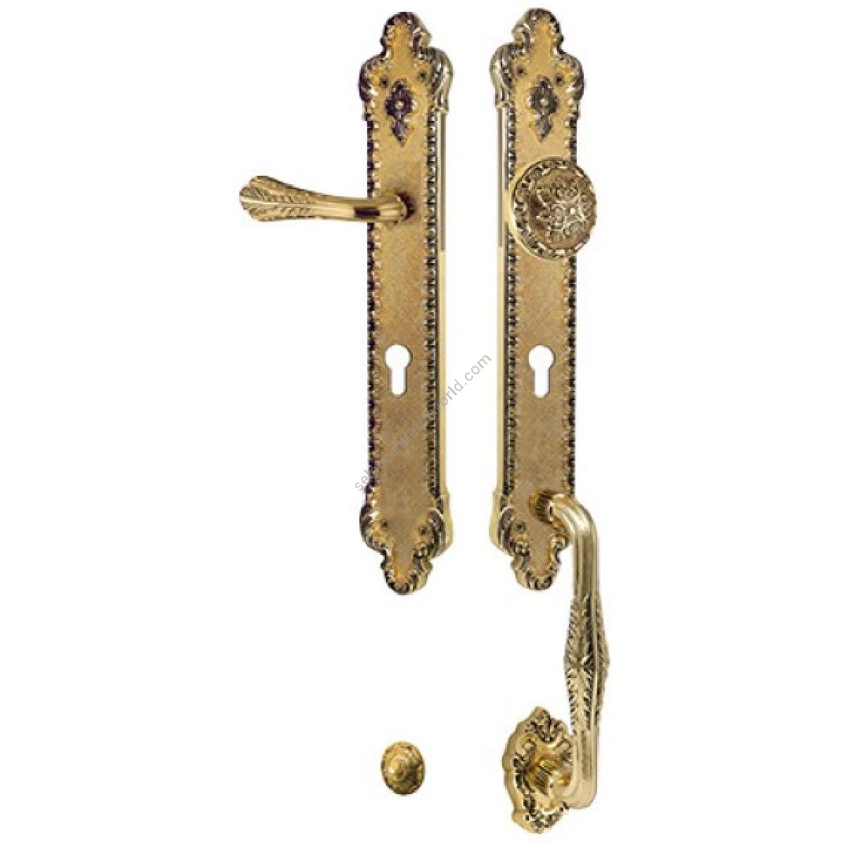 Bronces Mestre / Door Handles / Treasure set with keyhole europrofile 85mm left 0J2417.Z85.12