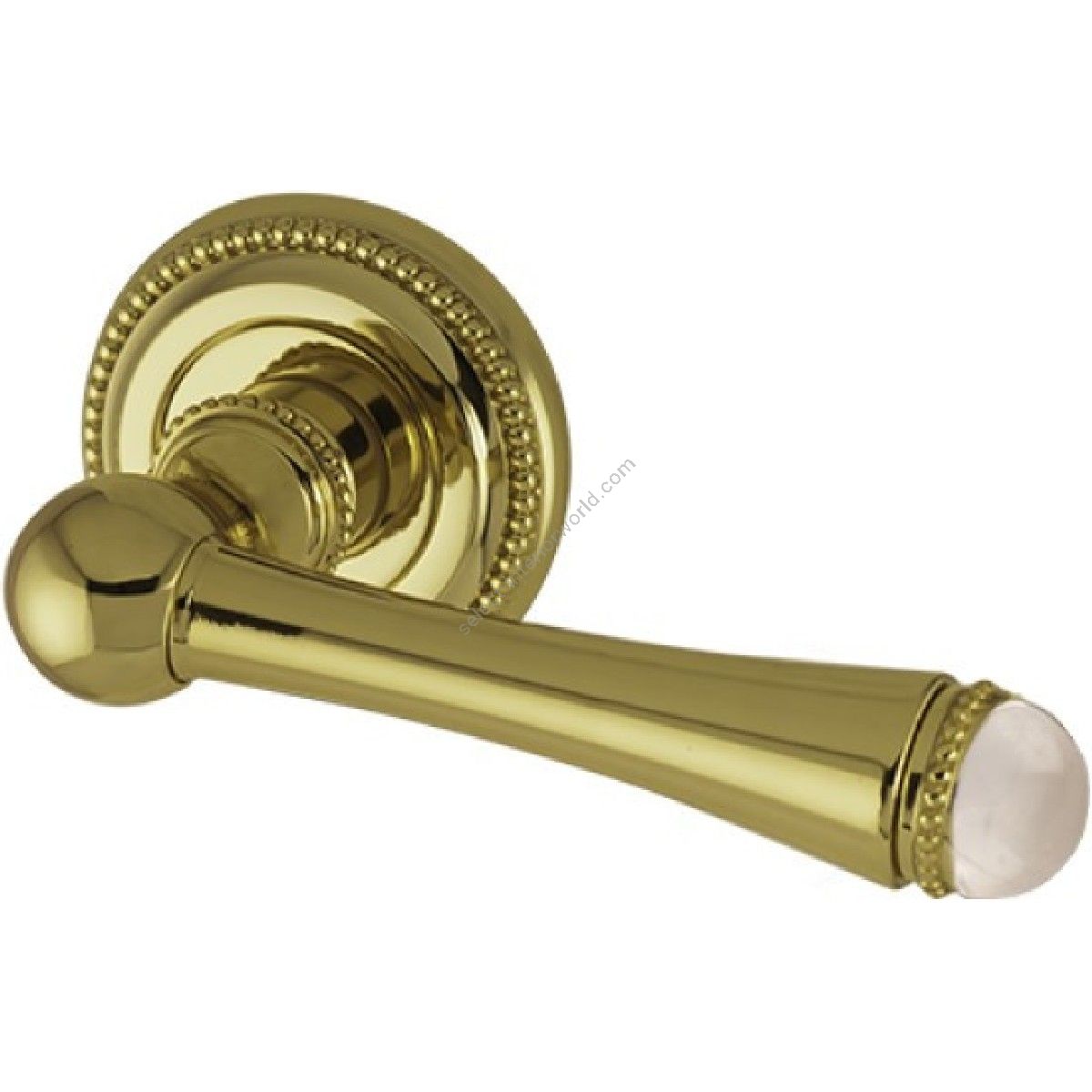 Bronces Mestre / Door Handles / Metropolis with pink quartz stone 0R8585.QTP.01