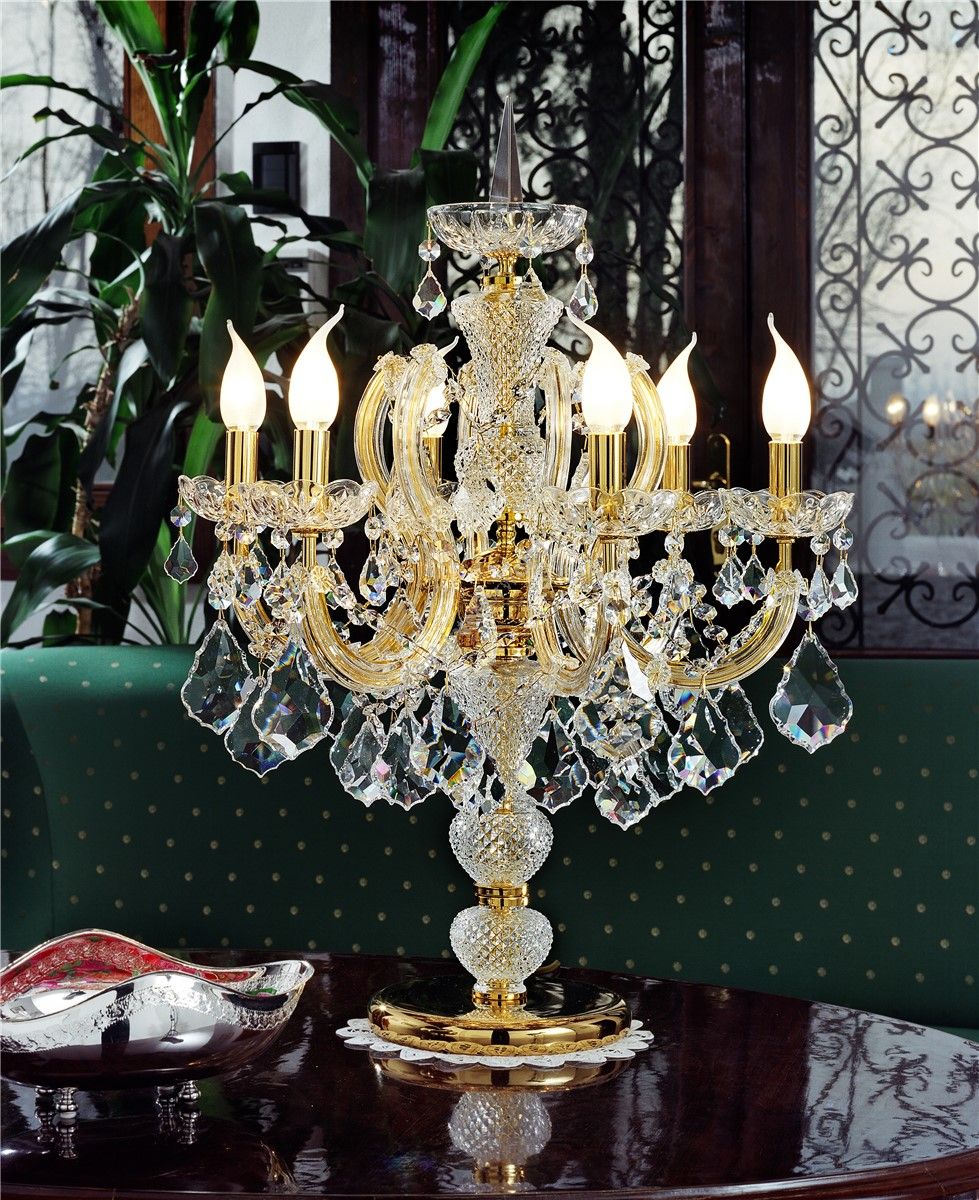 Italian Luxury Lighting / Table Lamps / Maria Theresa 6 Lights 1043 006