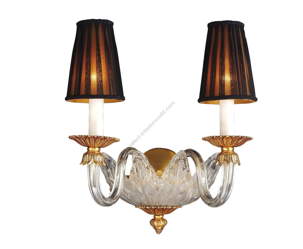 Mariner / Wall Sconces / Casted Bronze & Venetian glass 19815.0