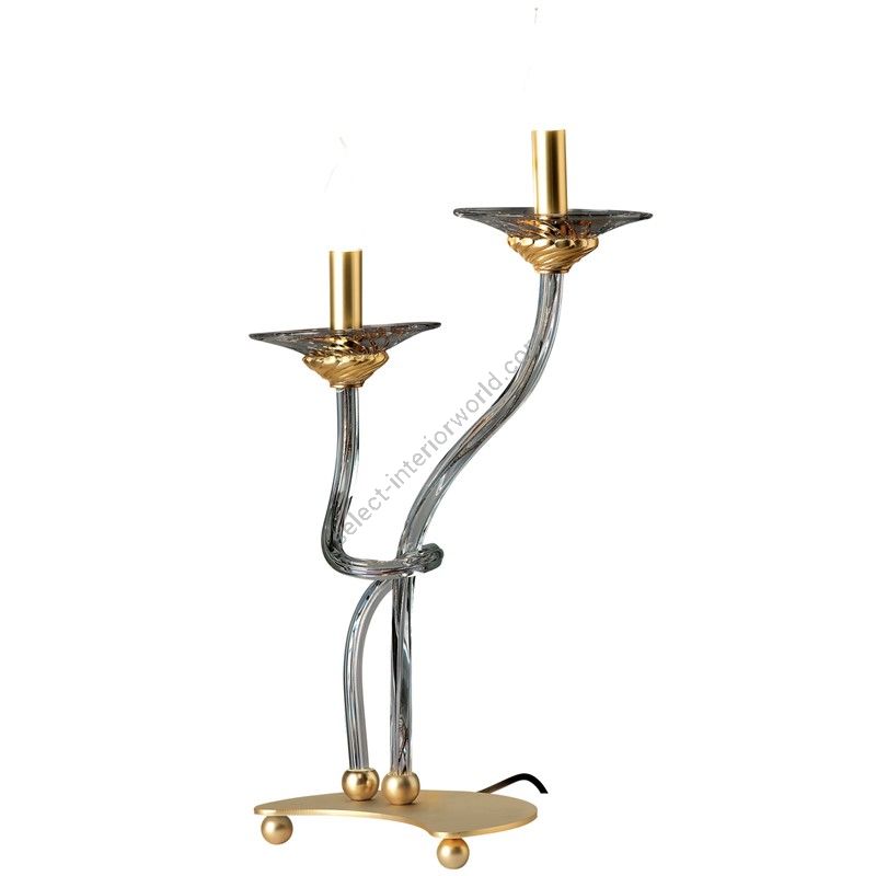 Patrizia Volpato / Table Lamps / Intrecci Handcrafted Murano Glass 1730-LG