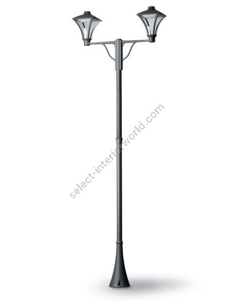 Morphis 2 | 29W - Post Lamp with Two Arm / 2-Light