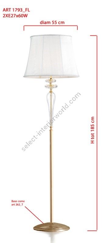 Il Paralume Marina / Floor Lamps / 1793/FL/ECO