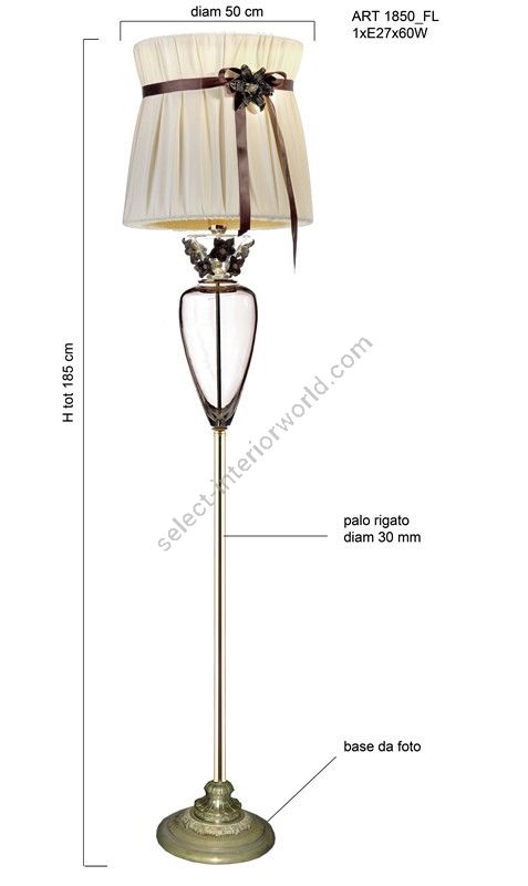 Il Paralume Marina / Floor Lamps / 1850FL/FUMENR