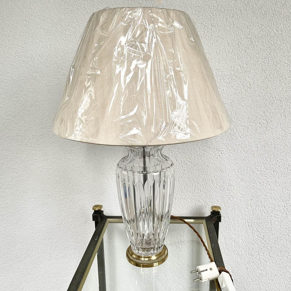 Cut Glass Table Lamp by Vaughan In Stock