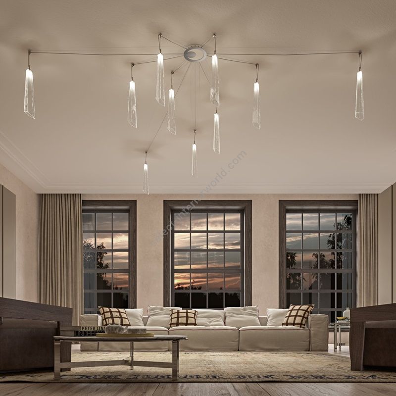 Patrizia Volpato / Chandeliers / Crypto Handcrafted Murano Glass 295-S