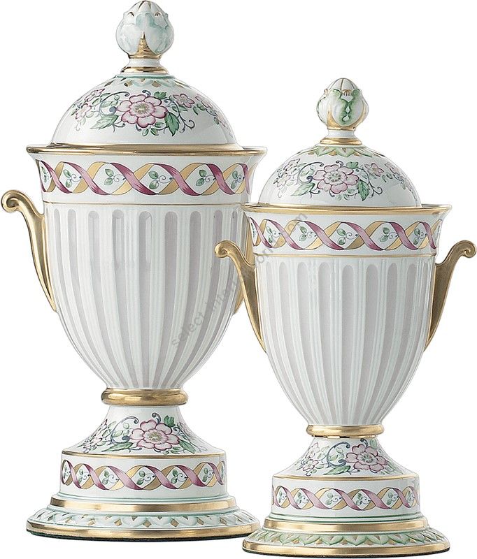 Le Porcellane / Vases with Lids / Potiche Limoges 3424 3422
