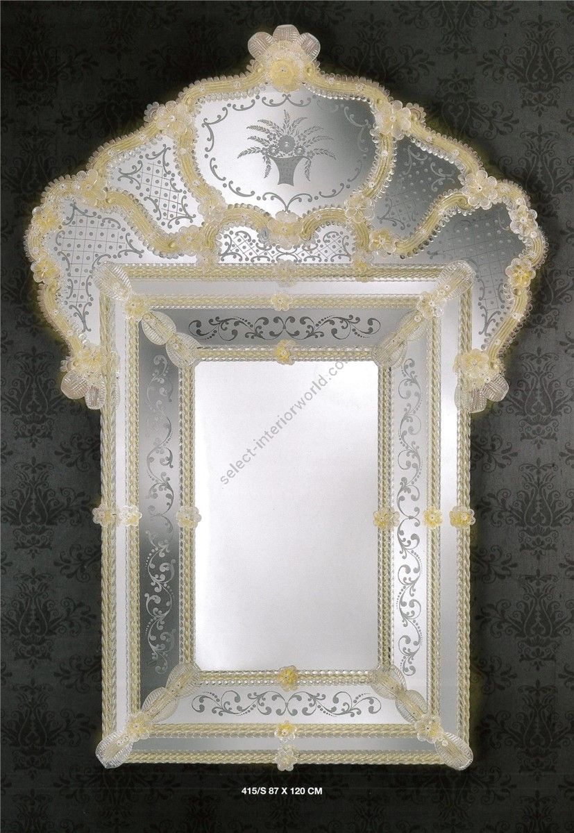 Italian Luxury Lighting / Wall Mirrors / Venetian Style Unique Work 415S