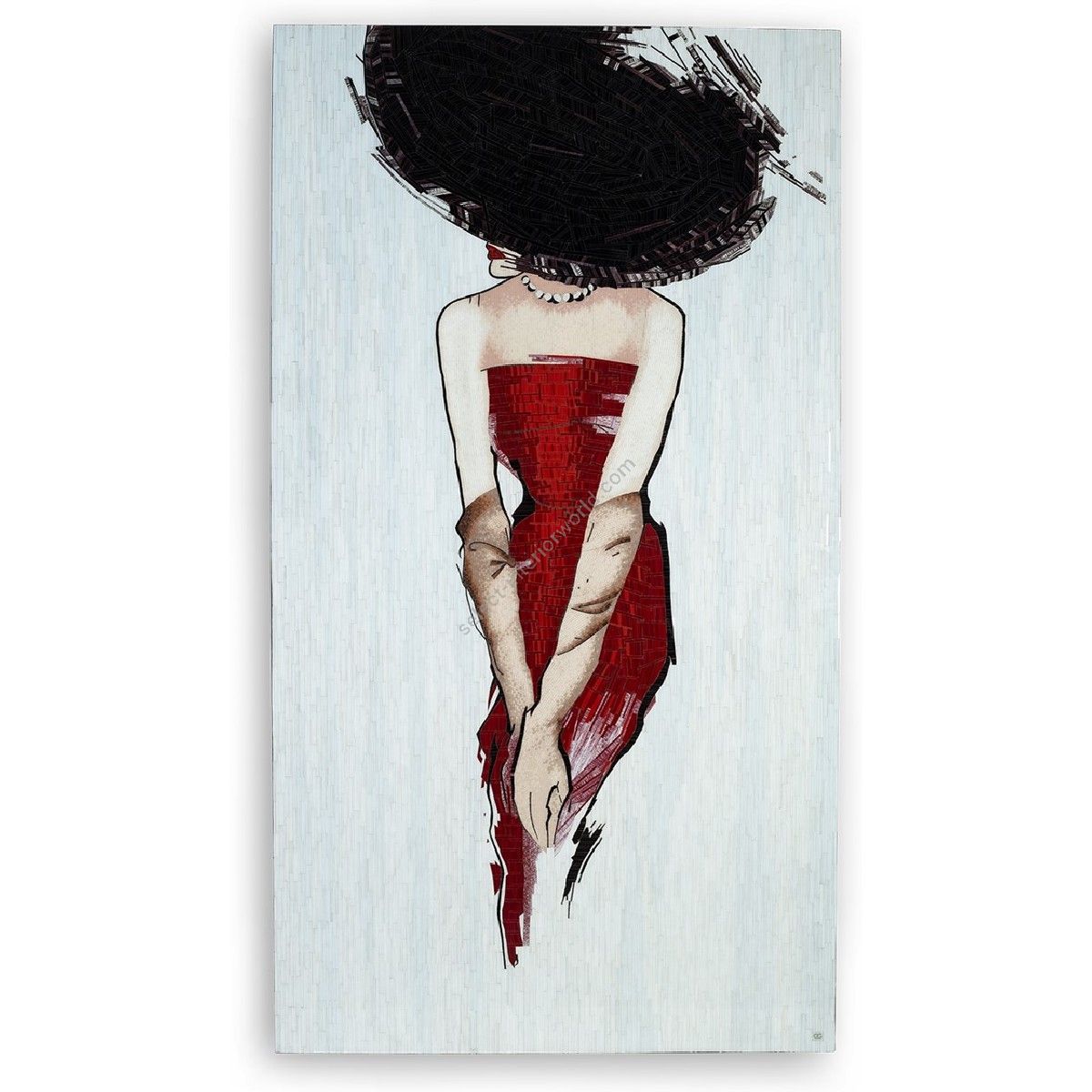 Christopher Guy / Figurative Art & Decor / La Dame au Chapeau- Scarlet 46-0493