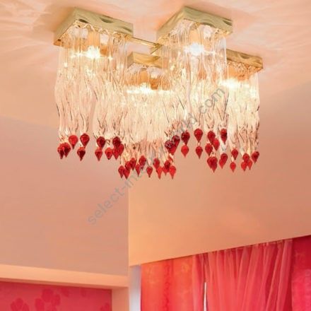 Patrizia Volpato / Semi-Flush Mounts / Alaska Handcrafted Murano Glass PV-530-PL1