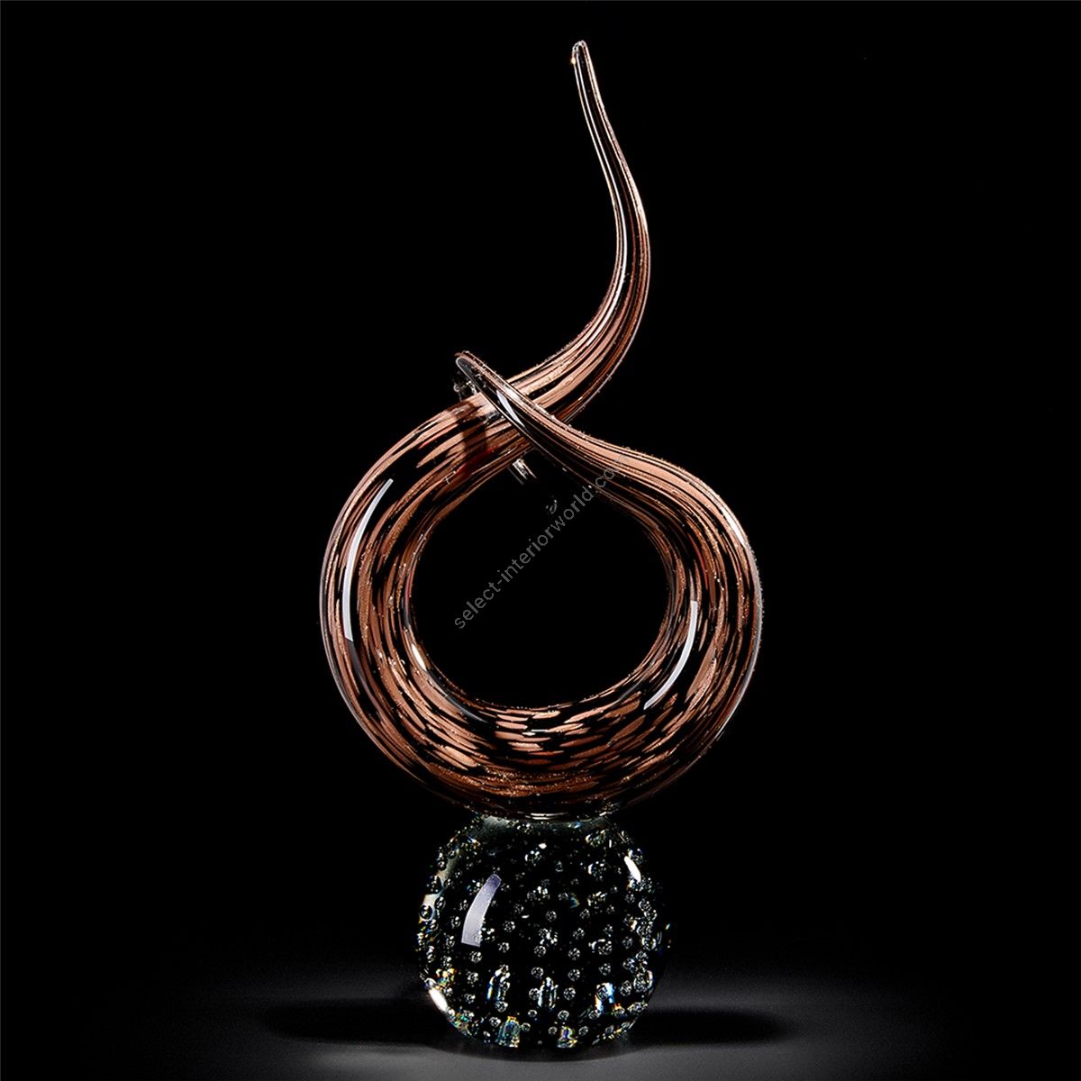 Italian Luxury Lighting / Abstract Sculptures / Knot in Murano Glass 6009 1 AVV