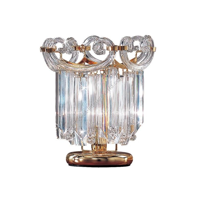 Patrizia Volpato / Table Lamps / Cristalli Murano Glass 24 Karat Gold 6038-L