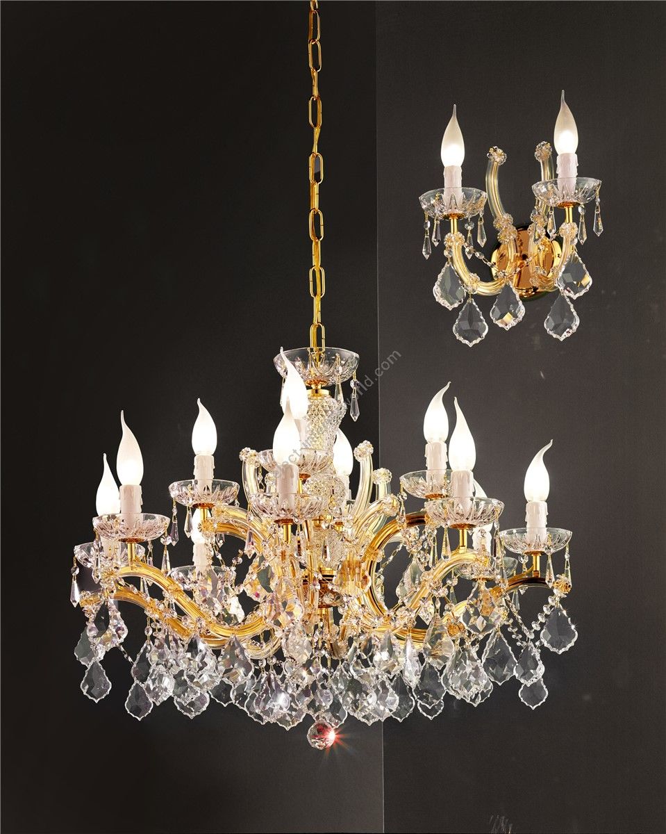Italian Luxury Lighting / Chandeliers / Maria Theresa 12 Lights 7000 012