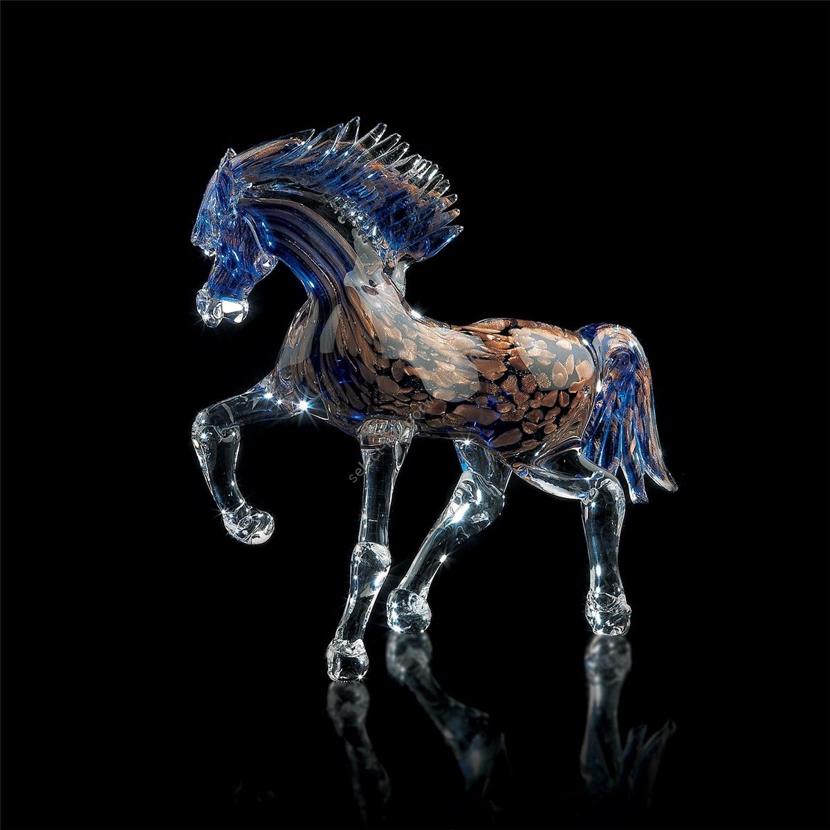 Italian Luxury Lighting / Animal Sculptures / Horse in Murano Glass 758 3 AVV