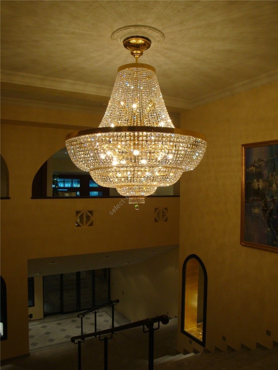 Italian Luxury Lighting / Chandeliers / Empire Large Crystal 64 Lights 9025 180