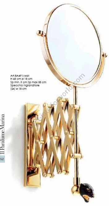 Il Paralume Marina / Retractable wall mirrors / BA491/WAll
