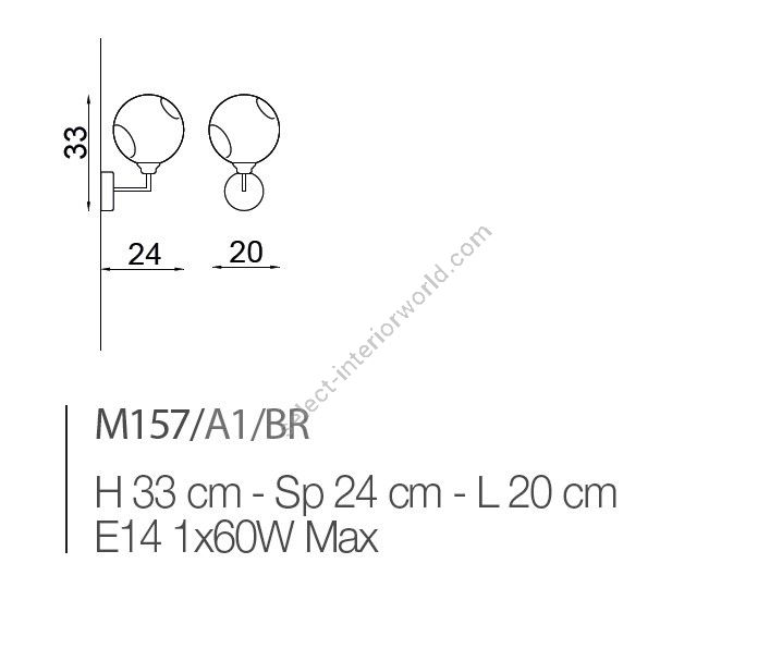 Il Paralume Marina / Wall Sconces / IL-M157/A1