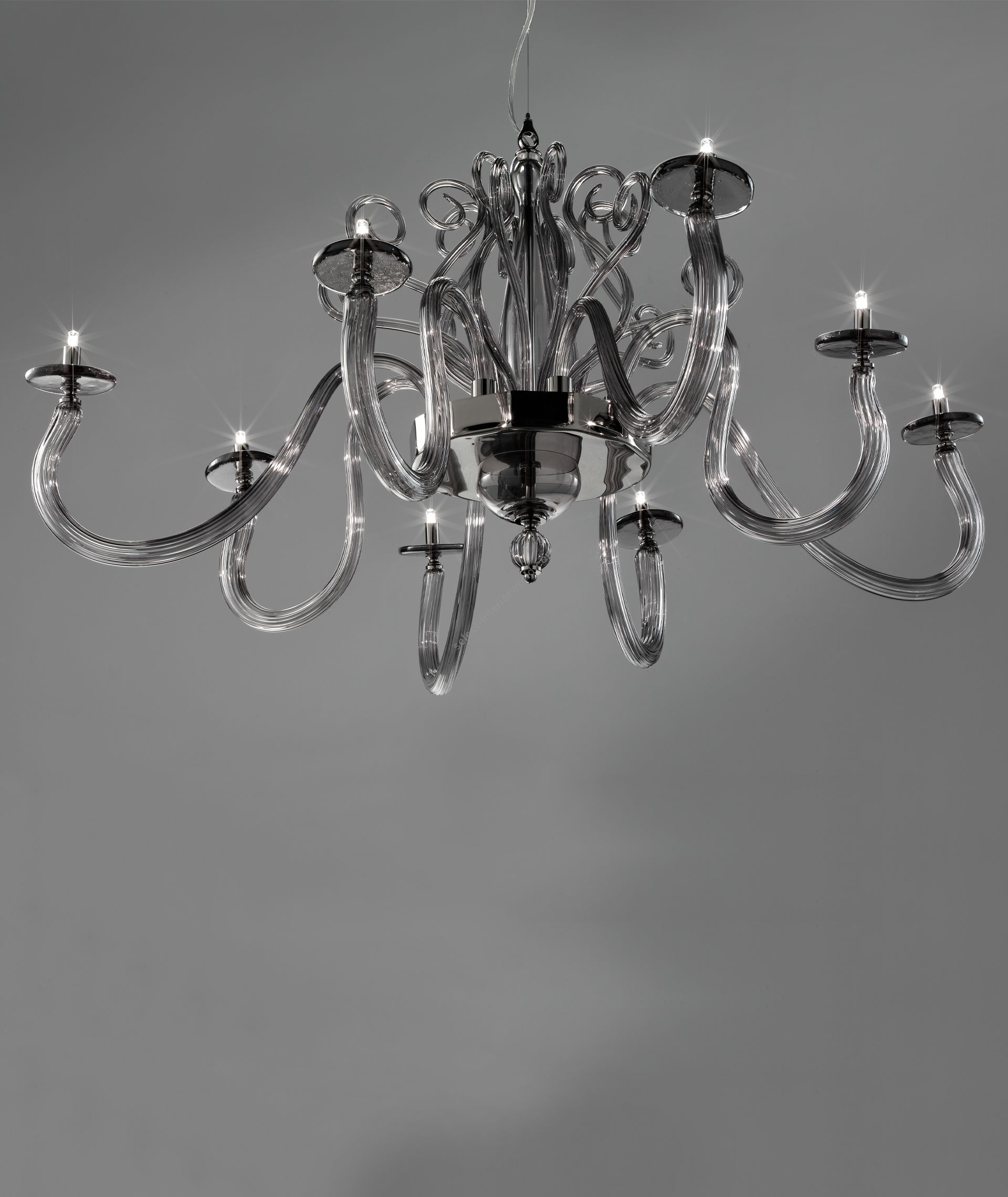 Euroluce Lampadari / Chandeliers / Yncanto L4+4 Fumè