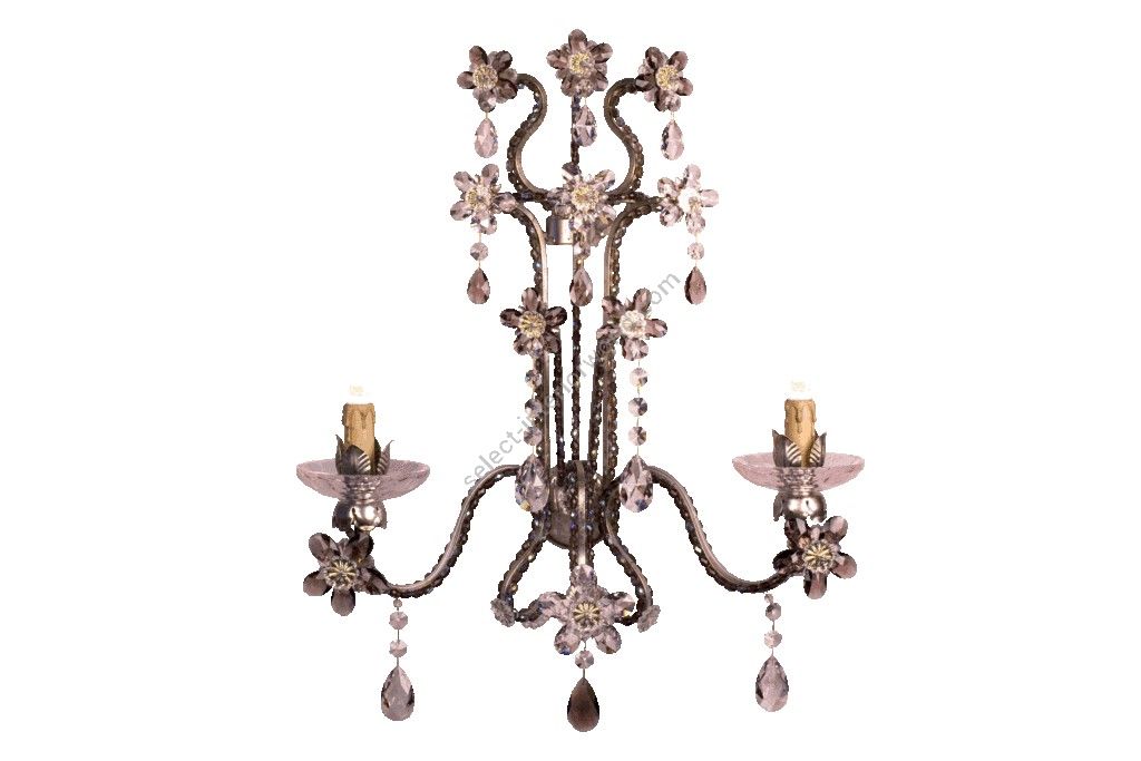 Mechini / Wall Lights / Molux Clear and Colored Bohemian Crystal A149/2