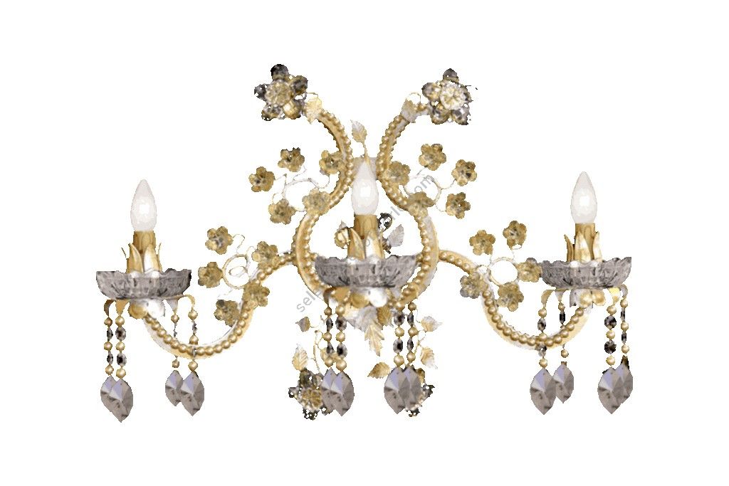 Mechini / Wall Lights / Clear and Colored Bohemian Crystal A257/3