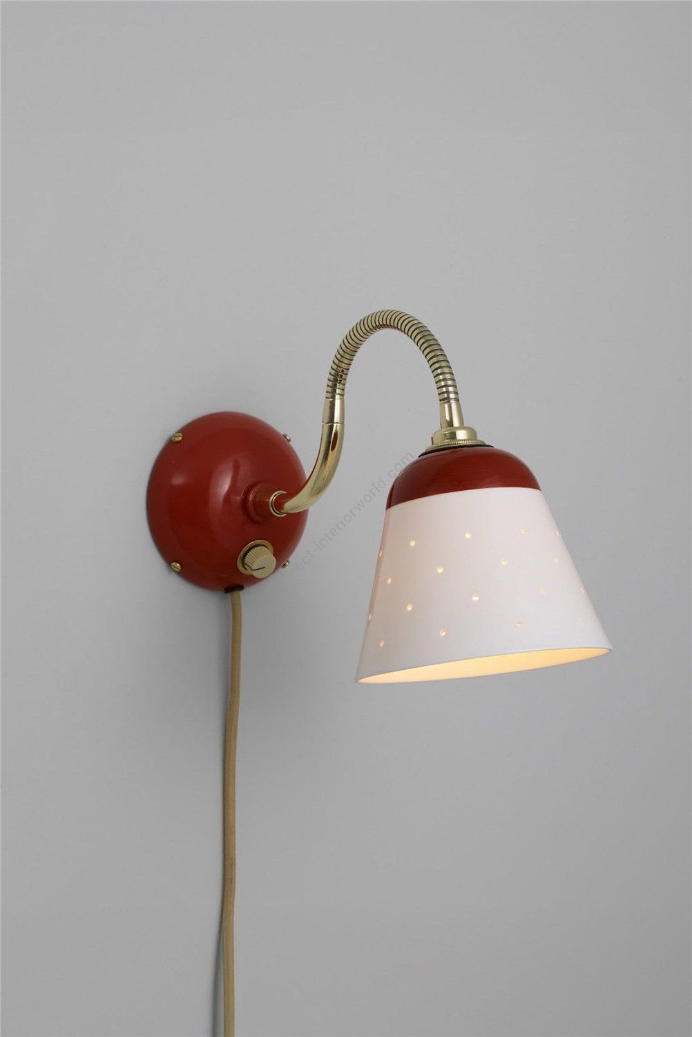 Original Btc / Task lights / Alma Wall Light with Dimmer, Cable & Plug