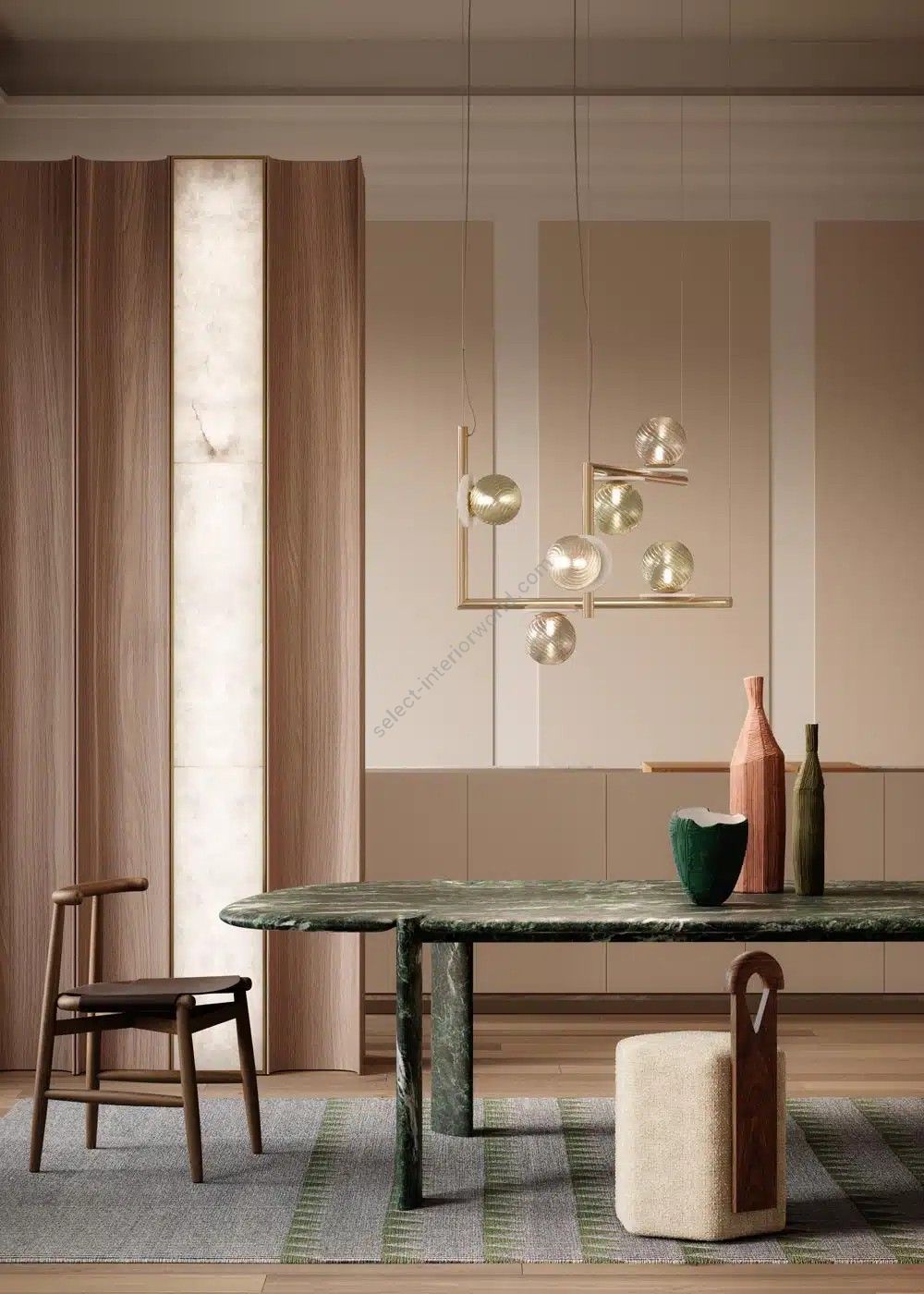 Alabastro Italiano / Pendants & Suspension Lights / Aphrodite Double