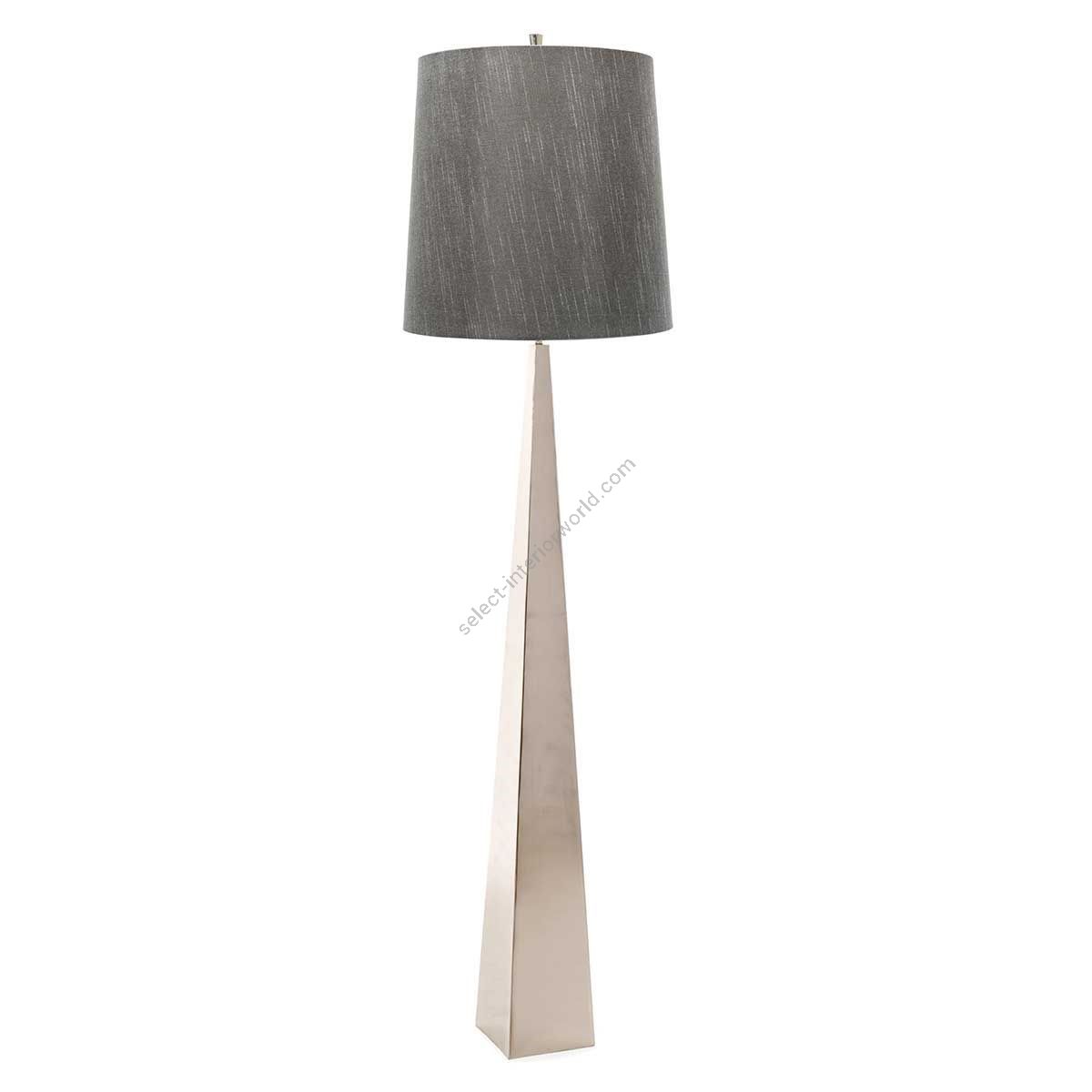 Elstead Lighting / Floor Lamps / Ascent 1 Dark Grey Shade & Polished Nickel