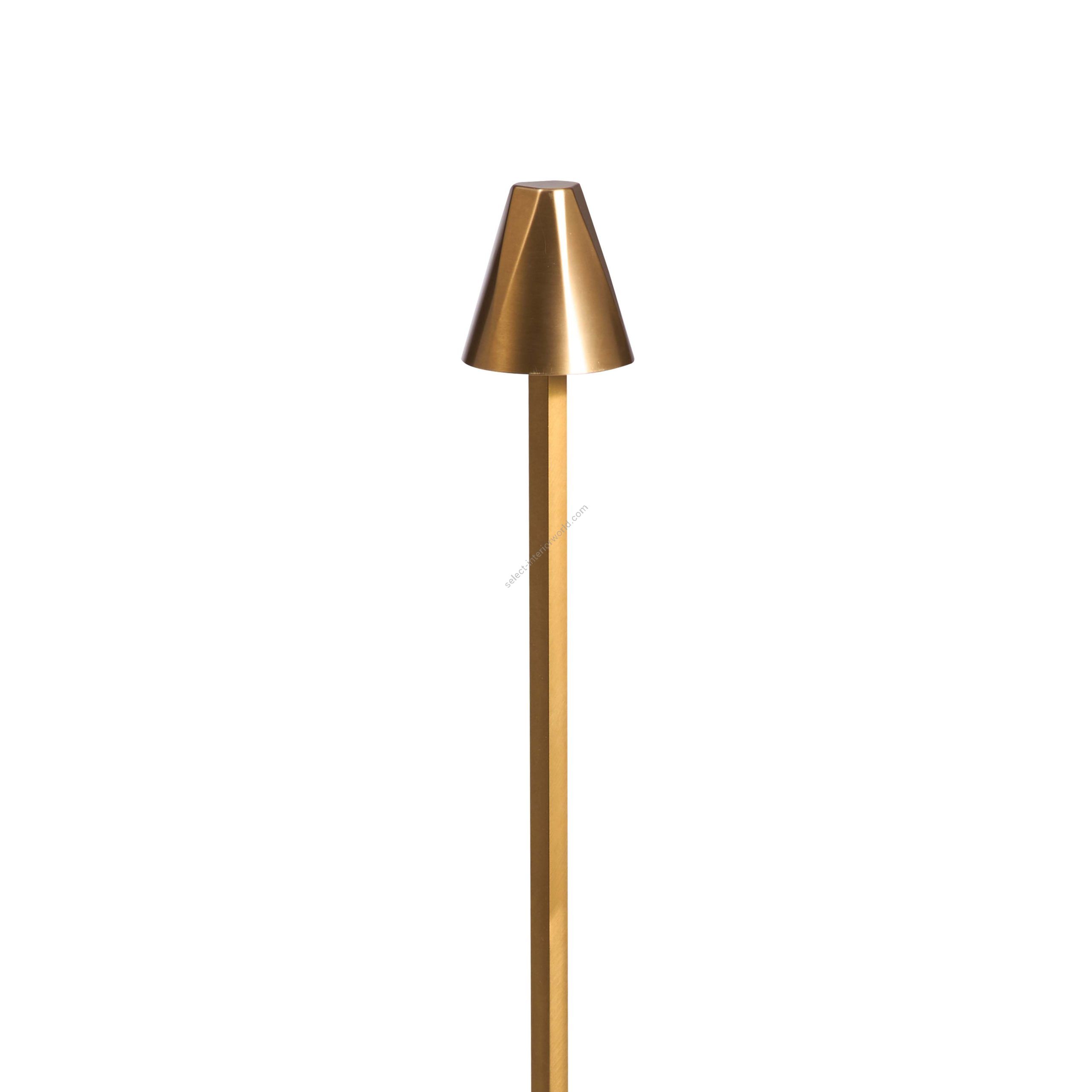 Moretti Luce / Outdoor Bollard Lights / Silva Disk 3535 – Brass Garden Bollard