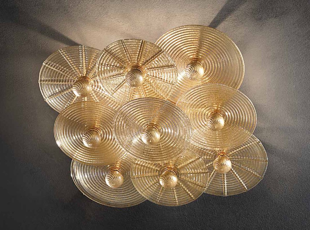 Glass & Glass Murano / Semi-Flush Mounts / Habitat Creative 2 ART. 290/P