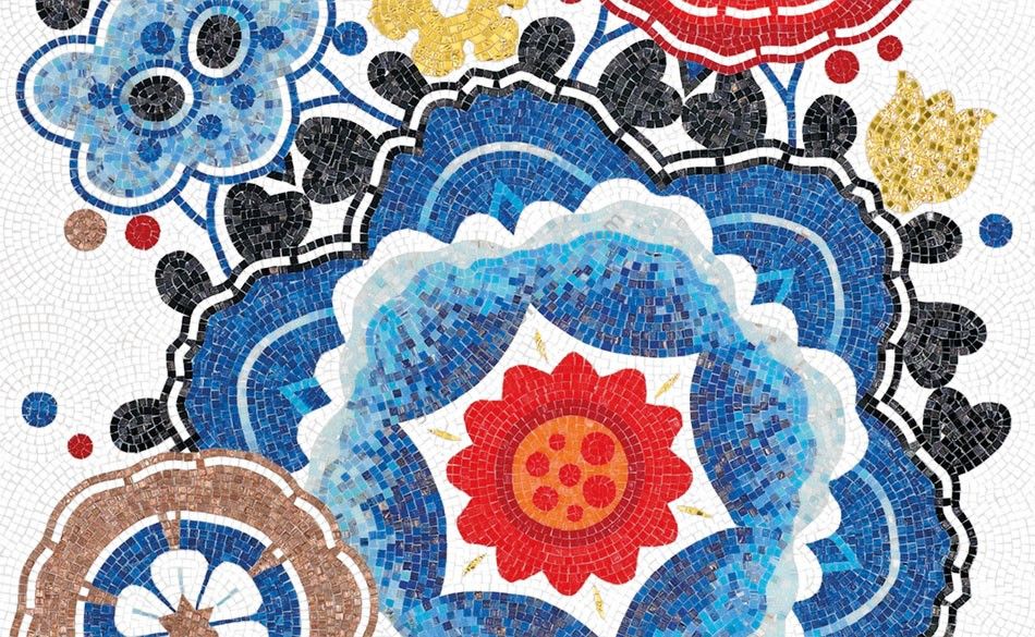 Bisazza / Mosaico - Decorations / Bloem Rosso (Modern)