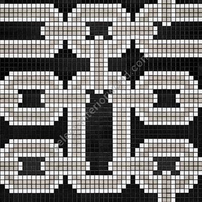 Bisazza / Mosaico - Decorations / Chains Black (Luxe)
