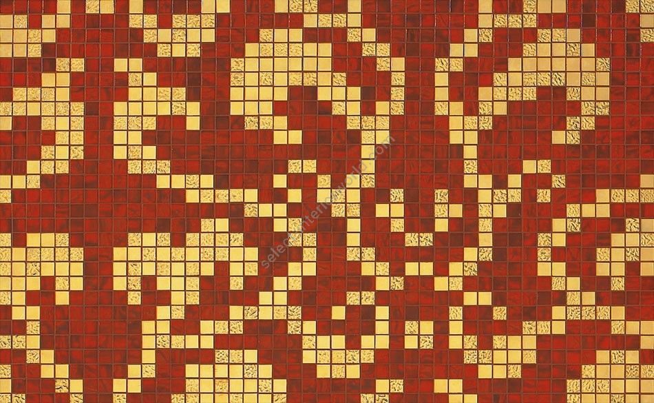 Bisazza / Mosaico - Decorations / Damasco Rosso Oro (Timeless)