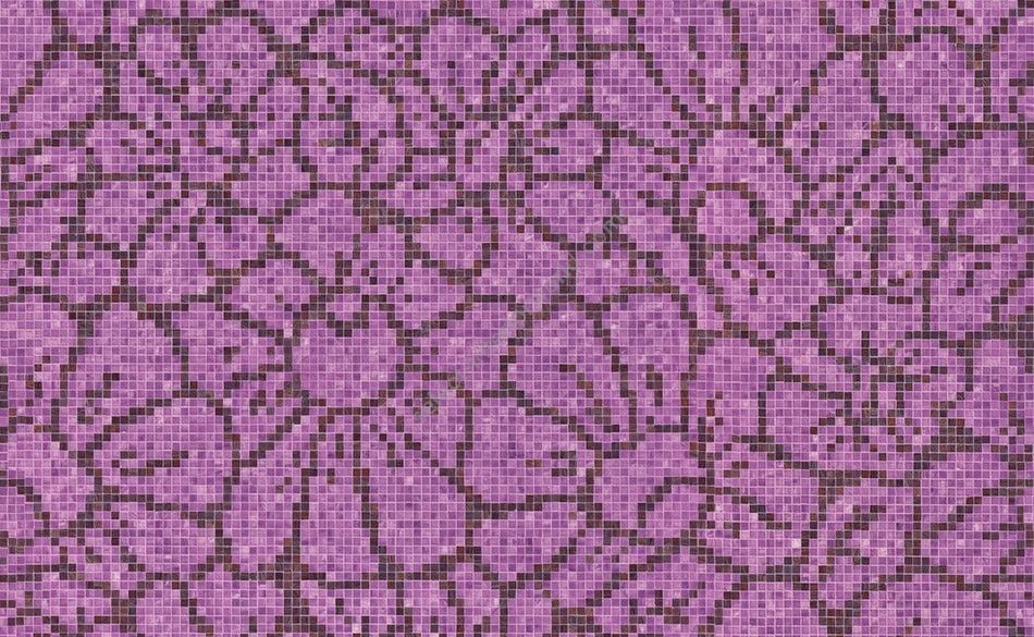 Bisazza / Mosaico - Decorations / Graphic Flowers Purple (Flora)