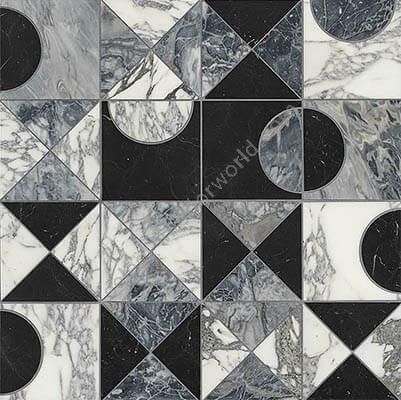 Bisazza / Marmo - Collezione Studio KO / Modulo 3 chiaroscuro matt