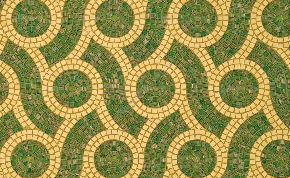 Bisazza / Mosaico - Decorations / Plait Green (Modern)