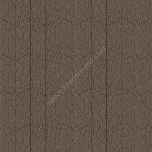 Bisazza / Wood - Decorations / Plissage Marron Glacé