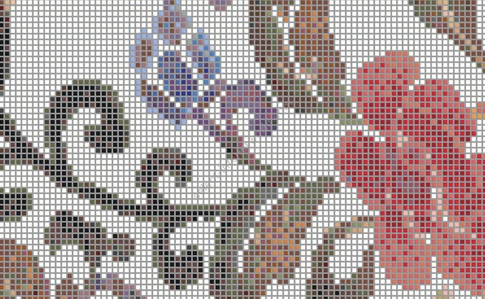 Bisazza / Mosaico - Decorations / Summer Flowers (Flooring)