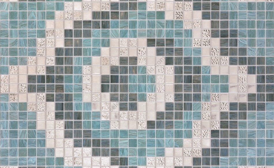 Bisazza / Mosaico - Decorations / Velvet Grey Oro Bianco (Timeless)