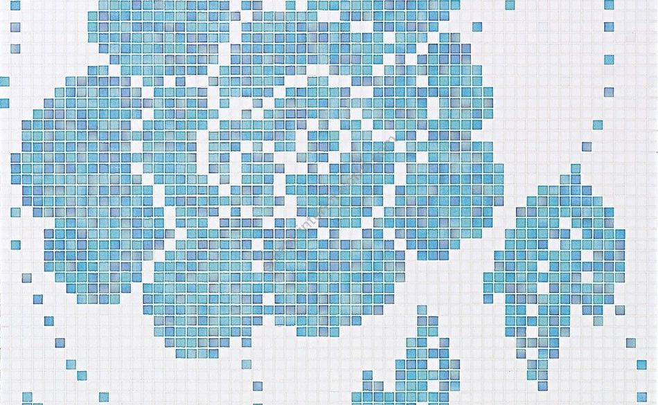 Bisazza / Mosaico - Decorations / Winter Flowers Blue (Flora)