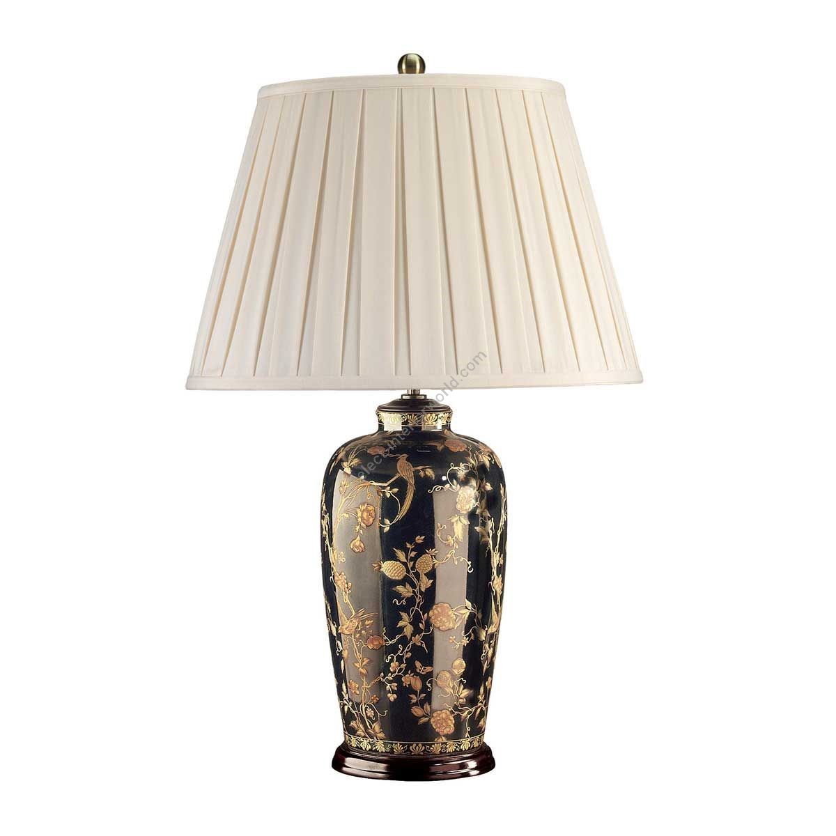 Elstead Lighting / Table Lamps / Black Birds with Cream Shade