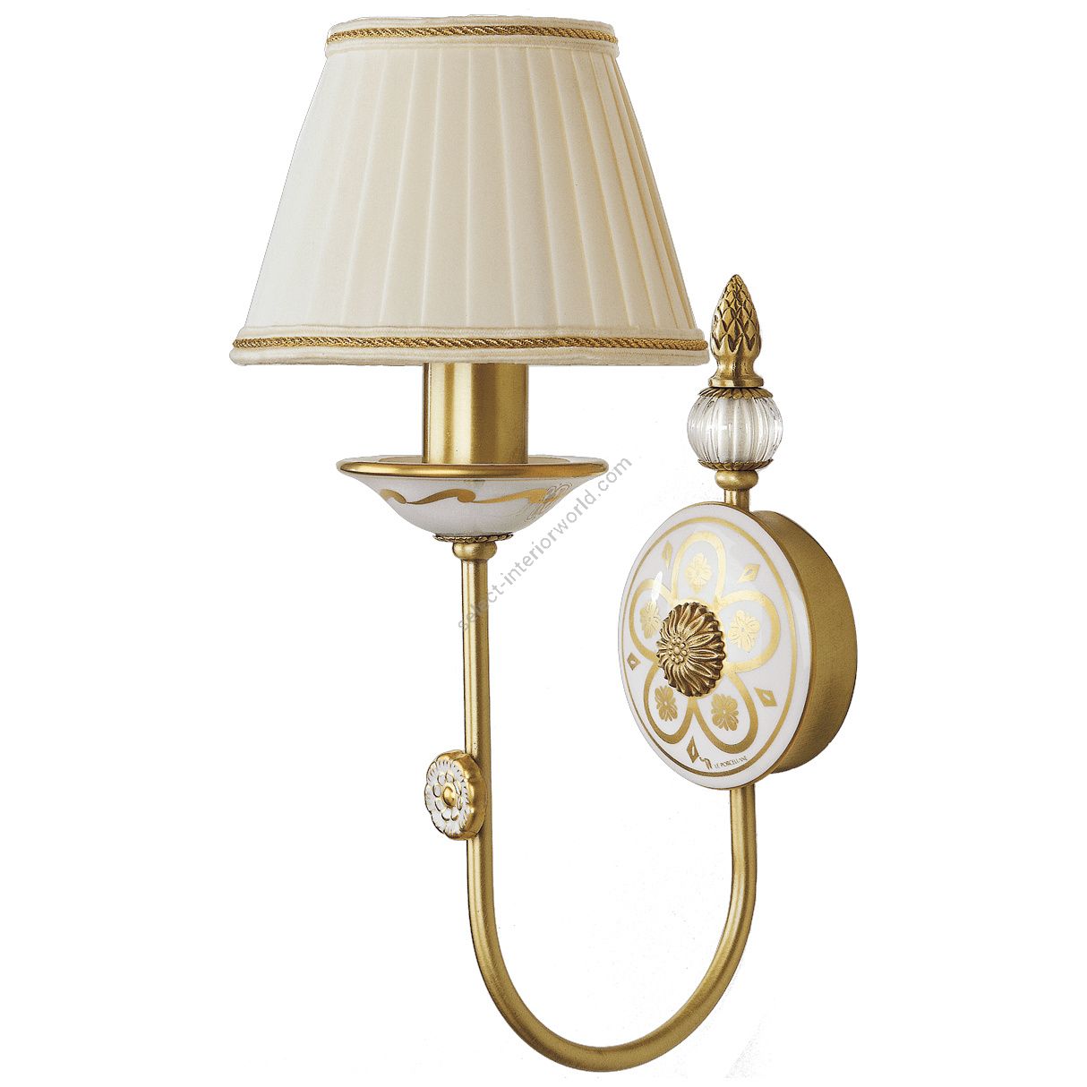 Le Porcellane / Wall Sconces / Fascia Impero 5157/1