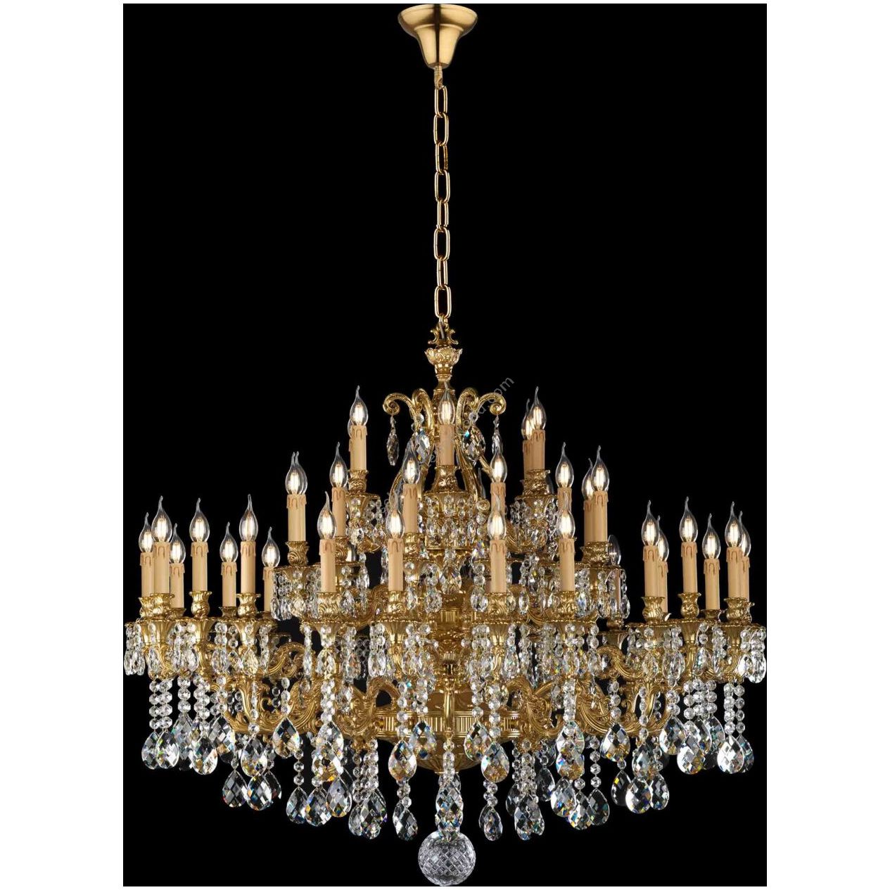 Badari / Chandeliers / 42 lights chandelier with crystals B4-28-42